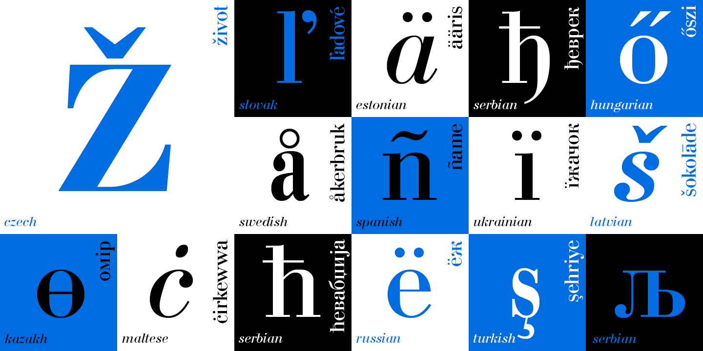 Bodoni / Paratype