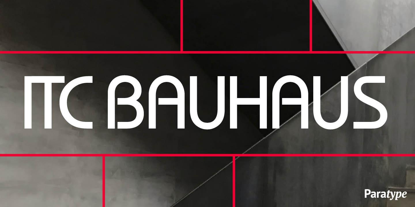 ITC Bauhaus / Paratype