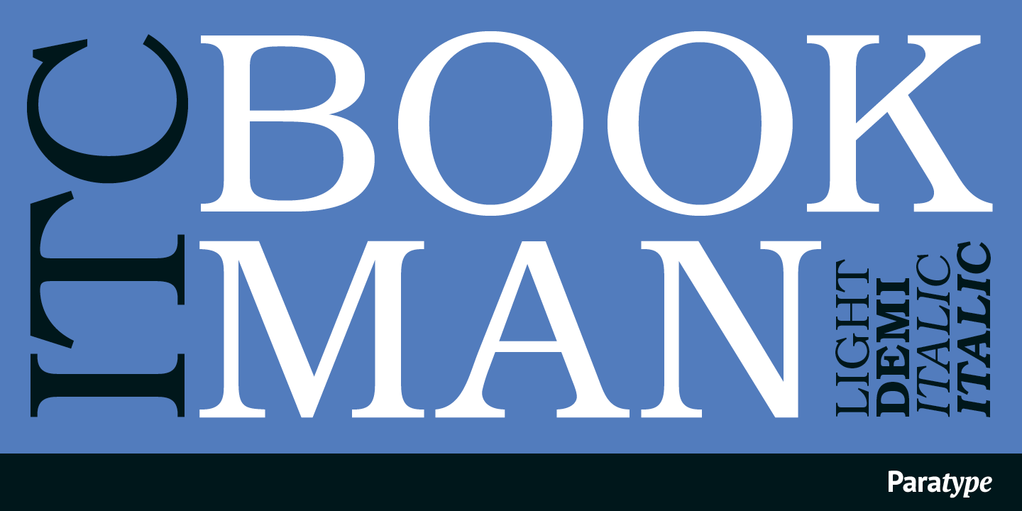 ITC Bookman / Paratype