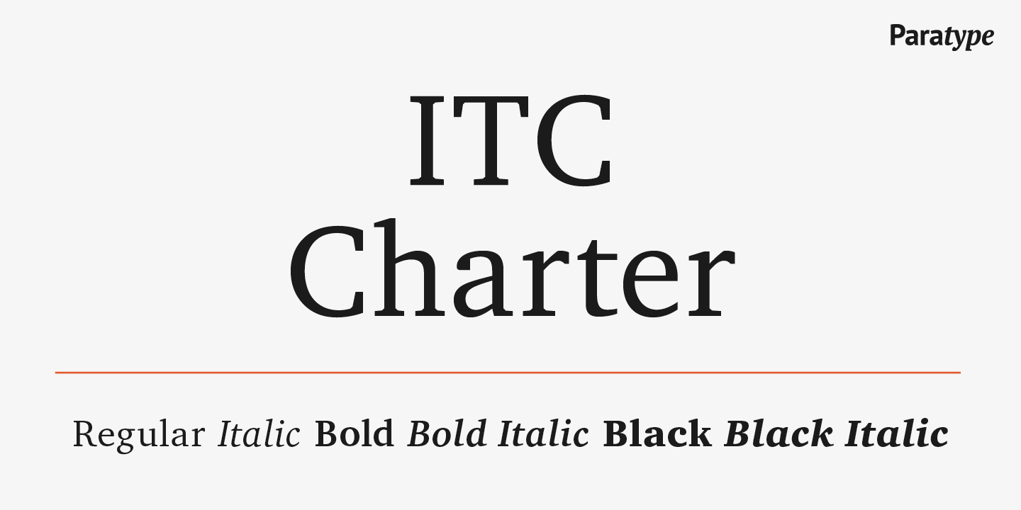 ITC Charter / Paratype