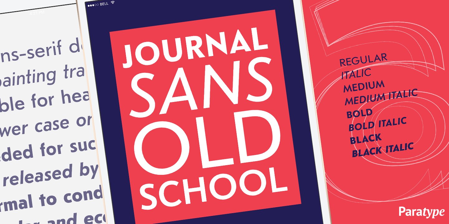 Journal Sans Old School / Paratype