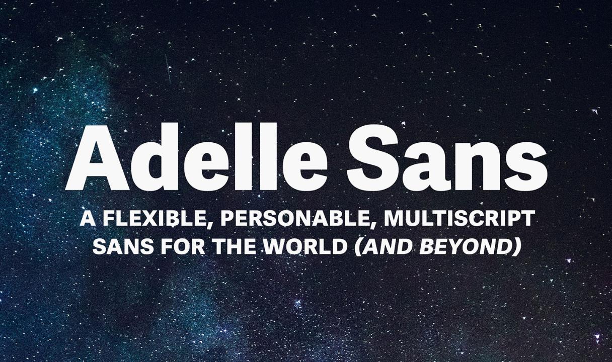 Adelle Sans / TypeTogether