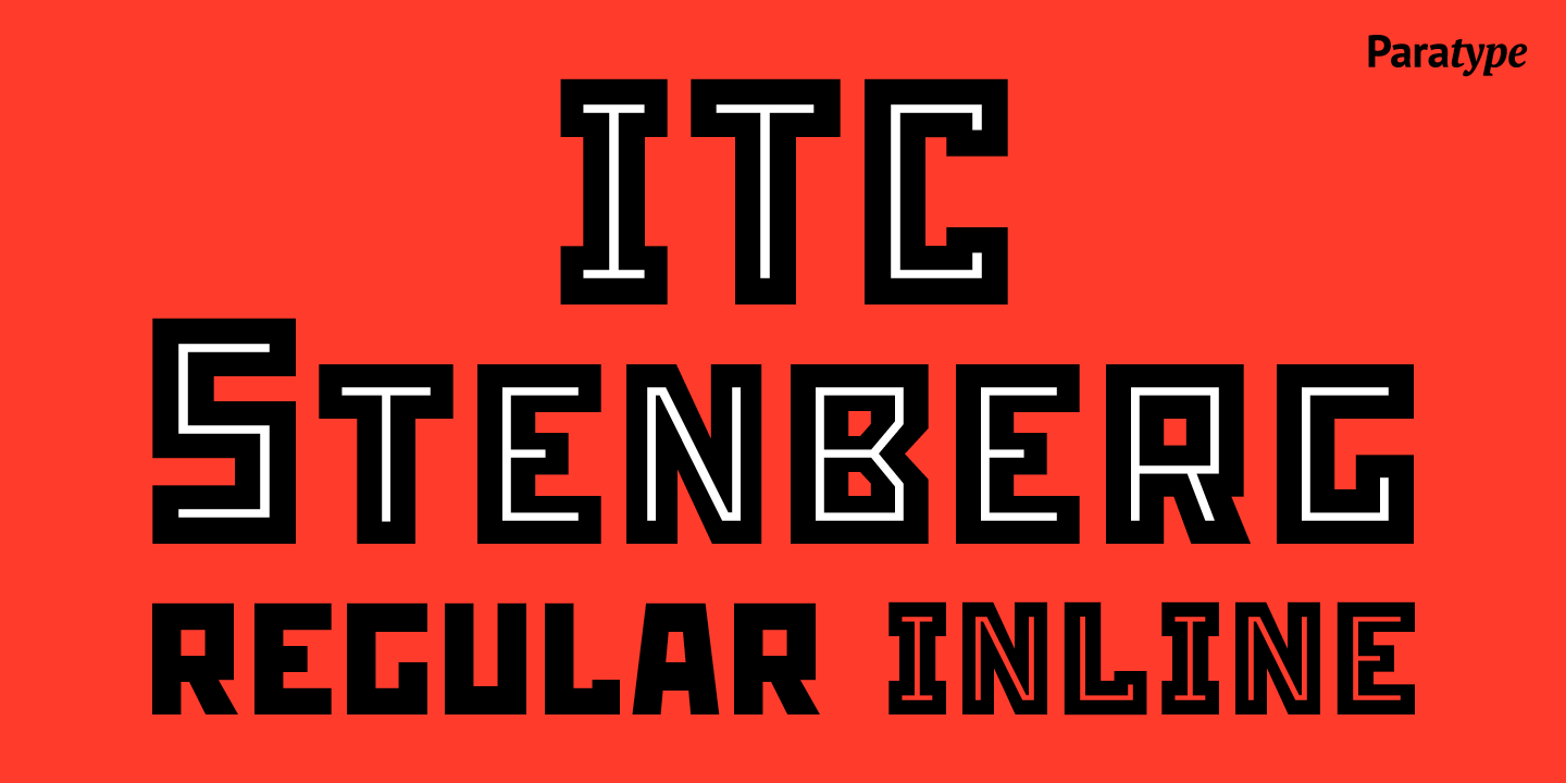 Stenberg Font Шрифт ITC Stenberg — бесплатно протестировать, купить и скачать