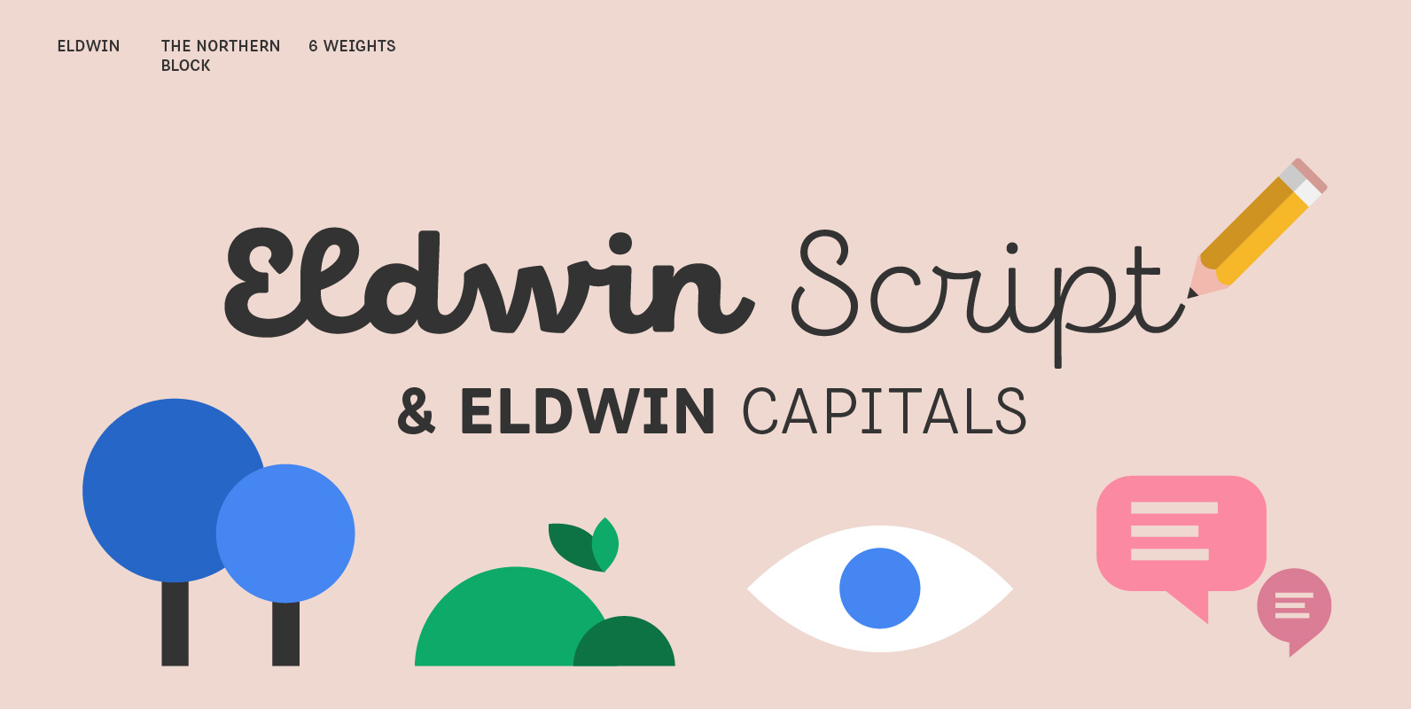 Шрифт Eldwin — бесплатно протестировать, купить и скачать